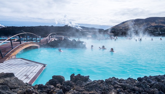 Blue Lagoon geothermal spa, Iceland. Blue Lagoon geothermal spa, Iceland.