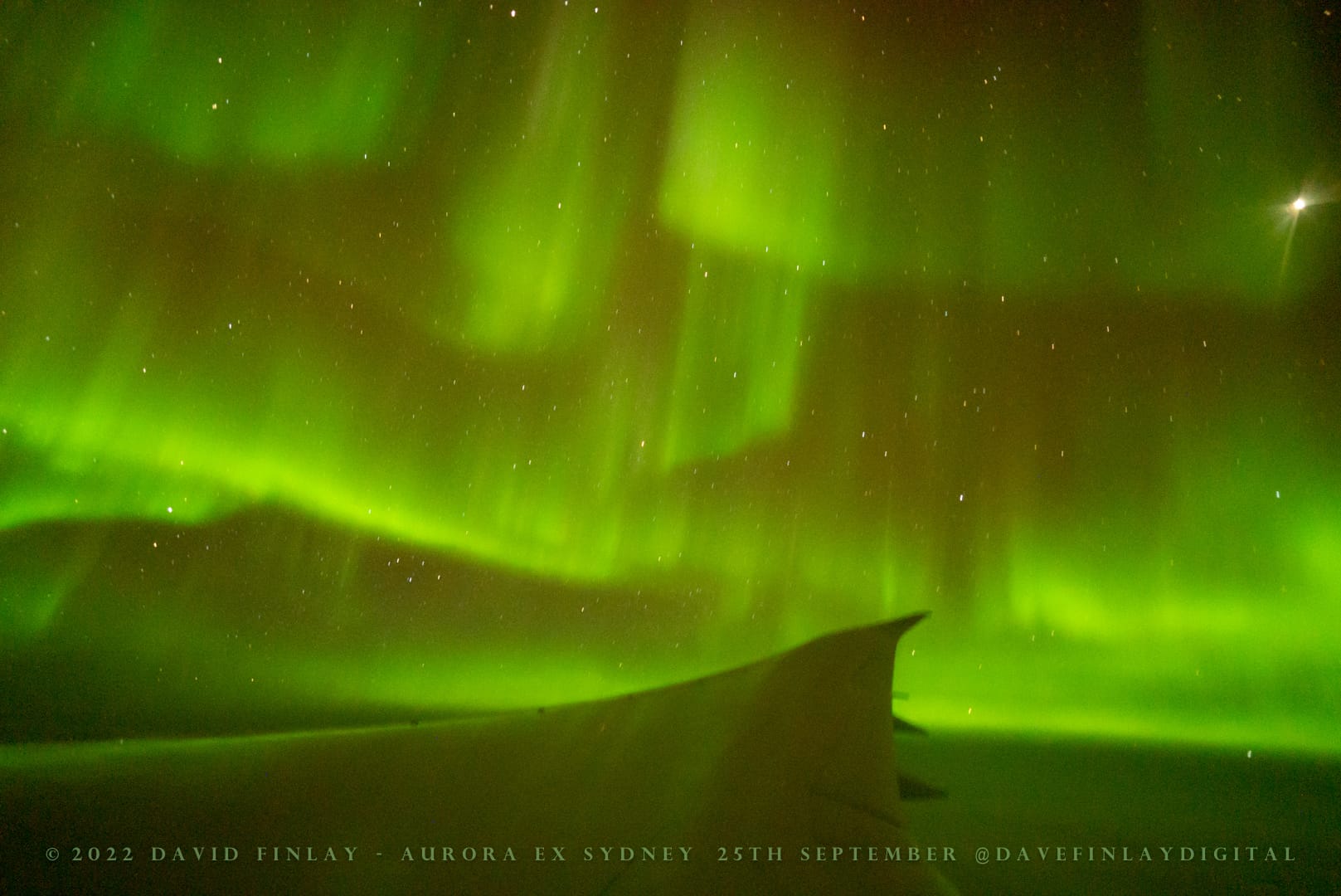 Southern Lights captured from the ship at night Southern Lights captured from the ship at night