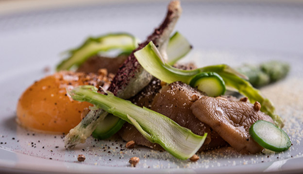 Close up of a meal from D.O.M. Close up of a meal from D.O.M.