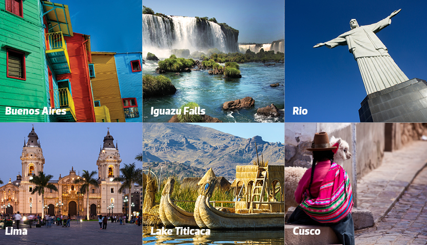 Top places to see in South America top places to see in South America