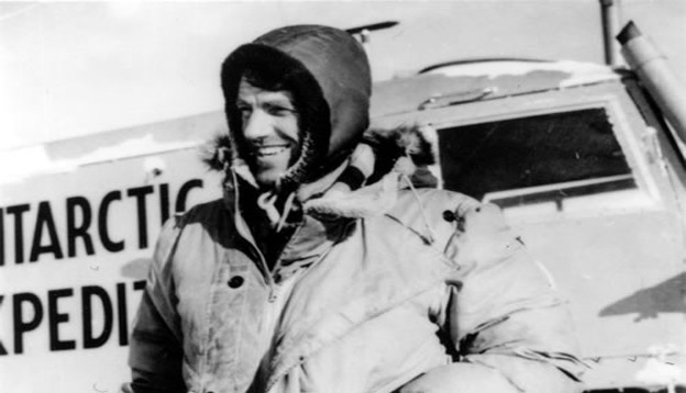 Edmund Hillary in Antarctica 1958. Photo Credit: NZ History Archives Edmund Hillary in Antarctica 1958. Photo Credit: NZ History Archives