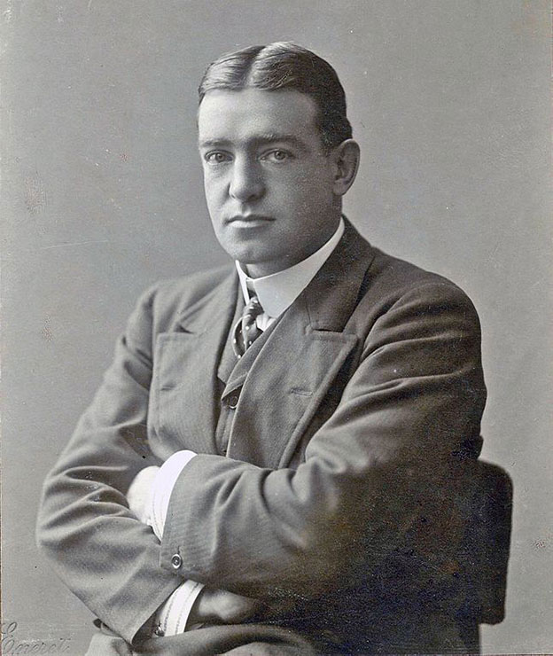 Black and white portrait of Ernest Shackleton Black and white portrait of Ernest Shackleton