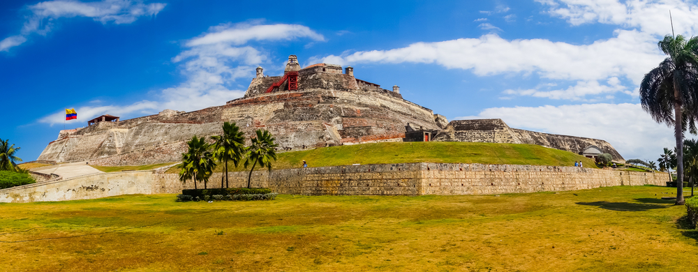 Castillo San Felipe in Cartagena, Colombia. Castillo San Felipe in Cartagena, Colombia.
