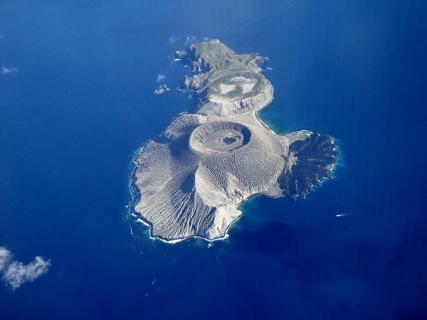 aerial view over the Revillagigedo Islands aerial view over the Revillagigedo Islands