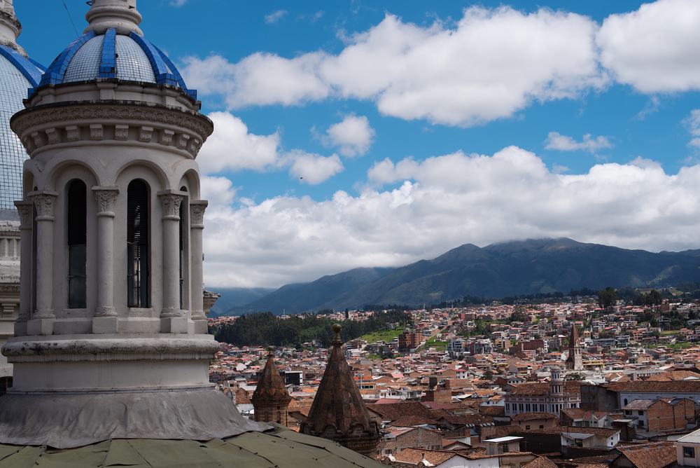 View from cathedral in Cuenca. Ecuador View from cathedral in Cuenca. Ecuador