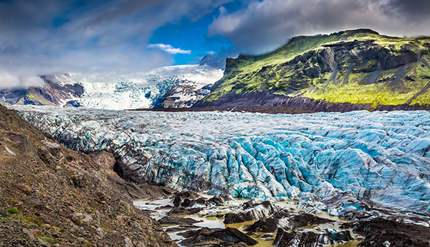 Arctic landscapes - Vatnajokull glacier, Iceland Arctic landscapes - Vatnajokull glacier, Iceland