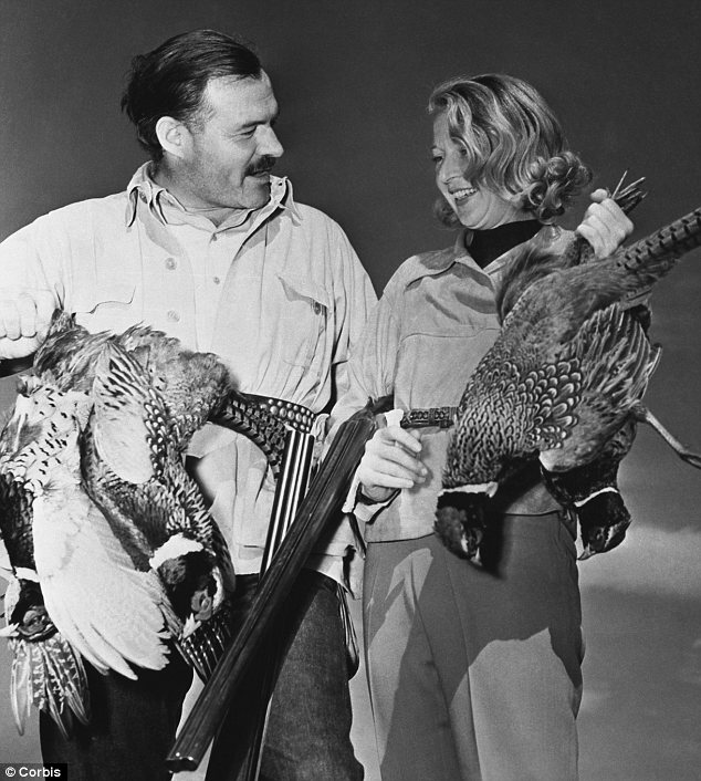 Ernest Hemingway and his third wife Martha. Ernest Hemingway and his third wife Martha.