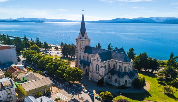 Church in the city of Bariloche, Argentina. Church in the city of Bariloche, Argentina.