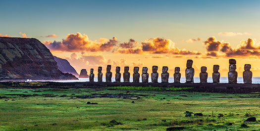Arrival on Easter Island