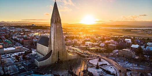 Depart Reykjavik, Iceland