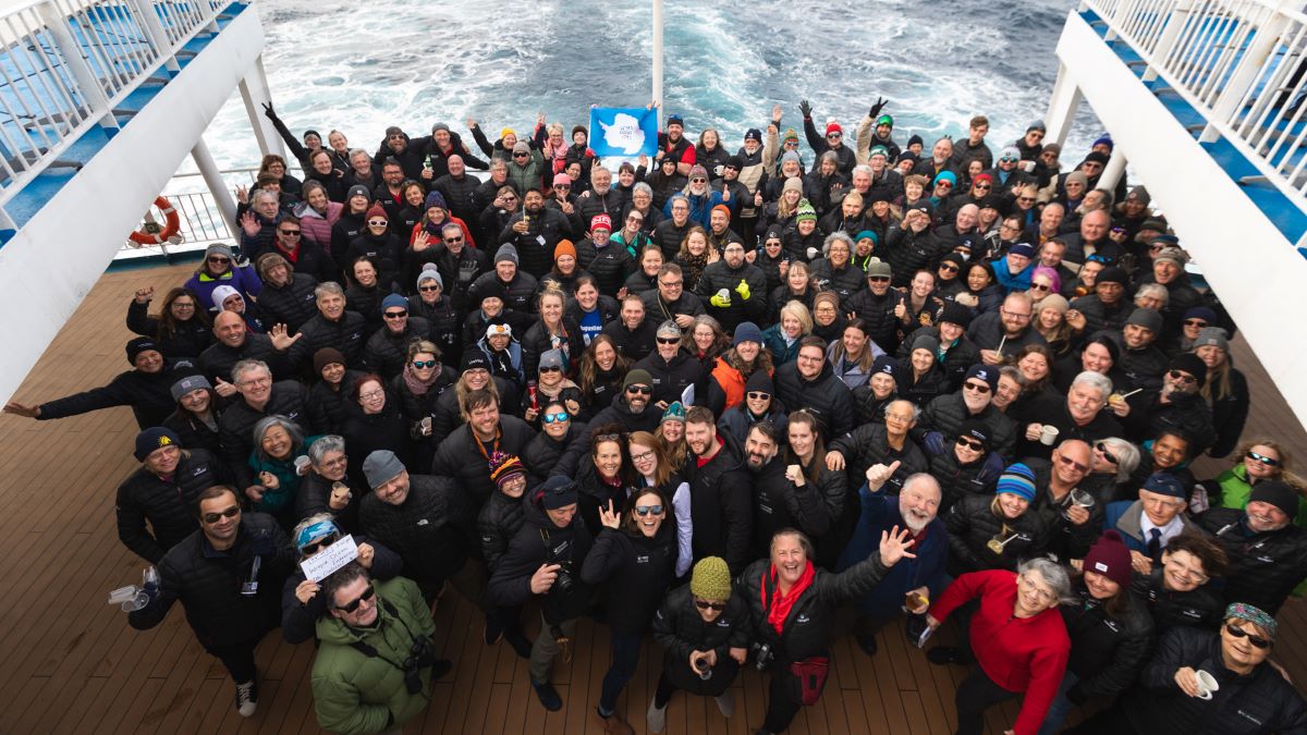 Ocean Endeavour guests, Antarctica