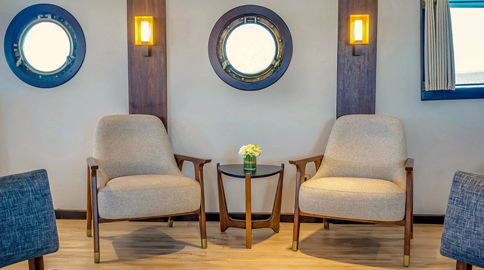 Evolution Galapagos Cruise Ship - Saloon