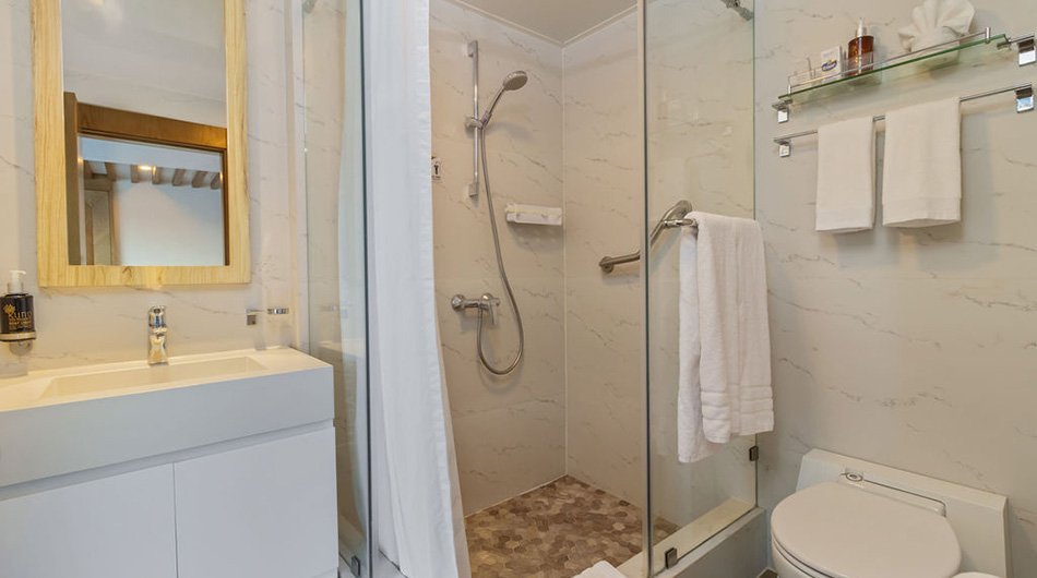 Endemic Galapagos - Stateroom Bathroom