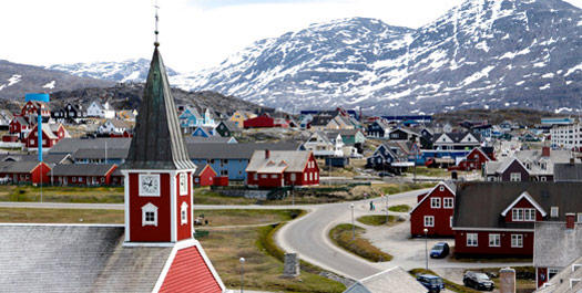 Disembark in Nuuk and fly to Paris