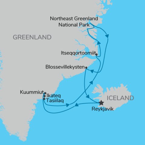Map of Complete Greenland) 