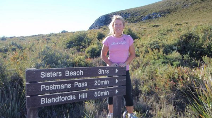 Chris Perry hiking track 