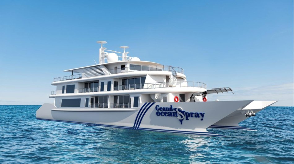 Grand Ocean Spray Galapagos Cruise Ship - Exterior