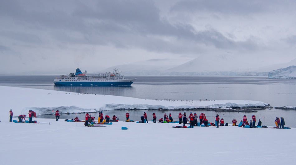 Camping in Antarctica
