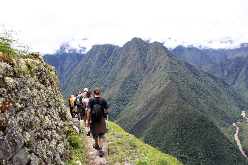 hikers in Peru