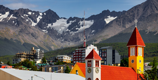 Arrive in Ushuaia, Argentina