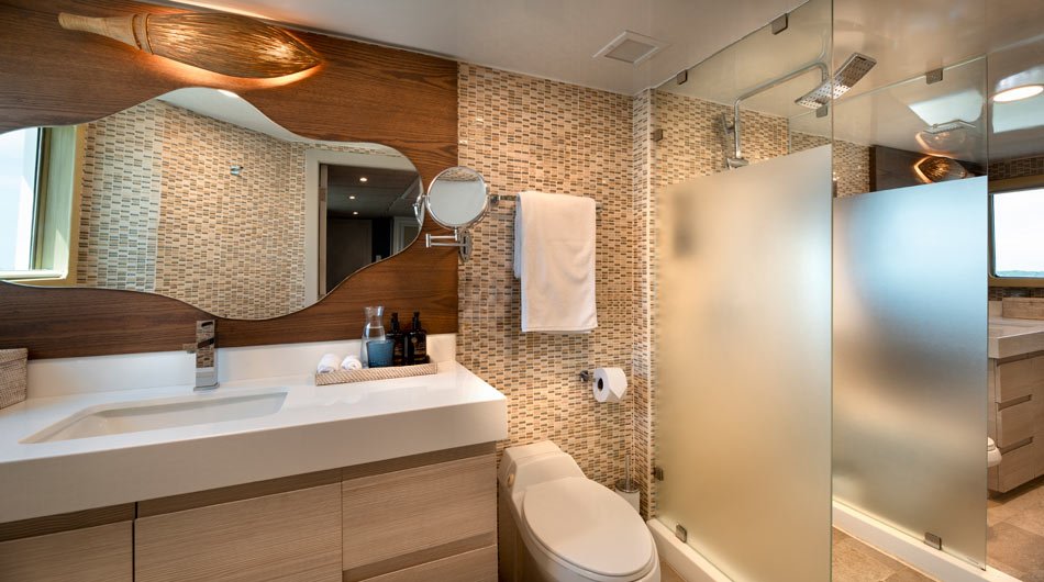 Galapagos Explorer Deluxe View Suite Double bathroom