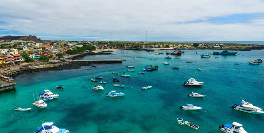 Arrive Galapagos Islands