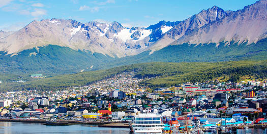 Arrive in Ushuaia, Argentina