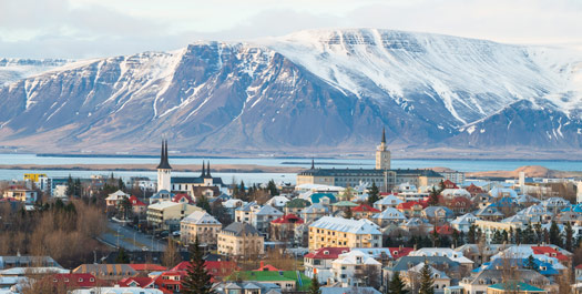 Disembarkation in Reykjavik