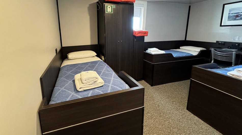 M/V Ushuaia Triple Cabin Interior
