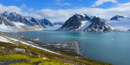 North-west region of Spitsbergen