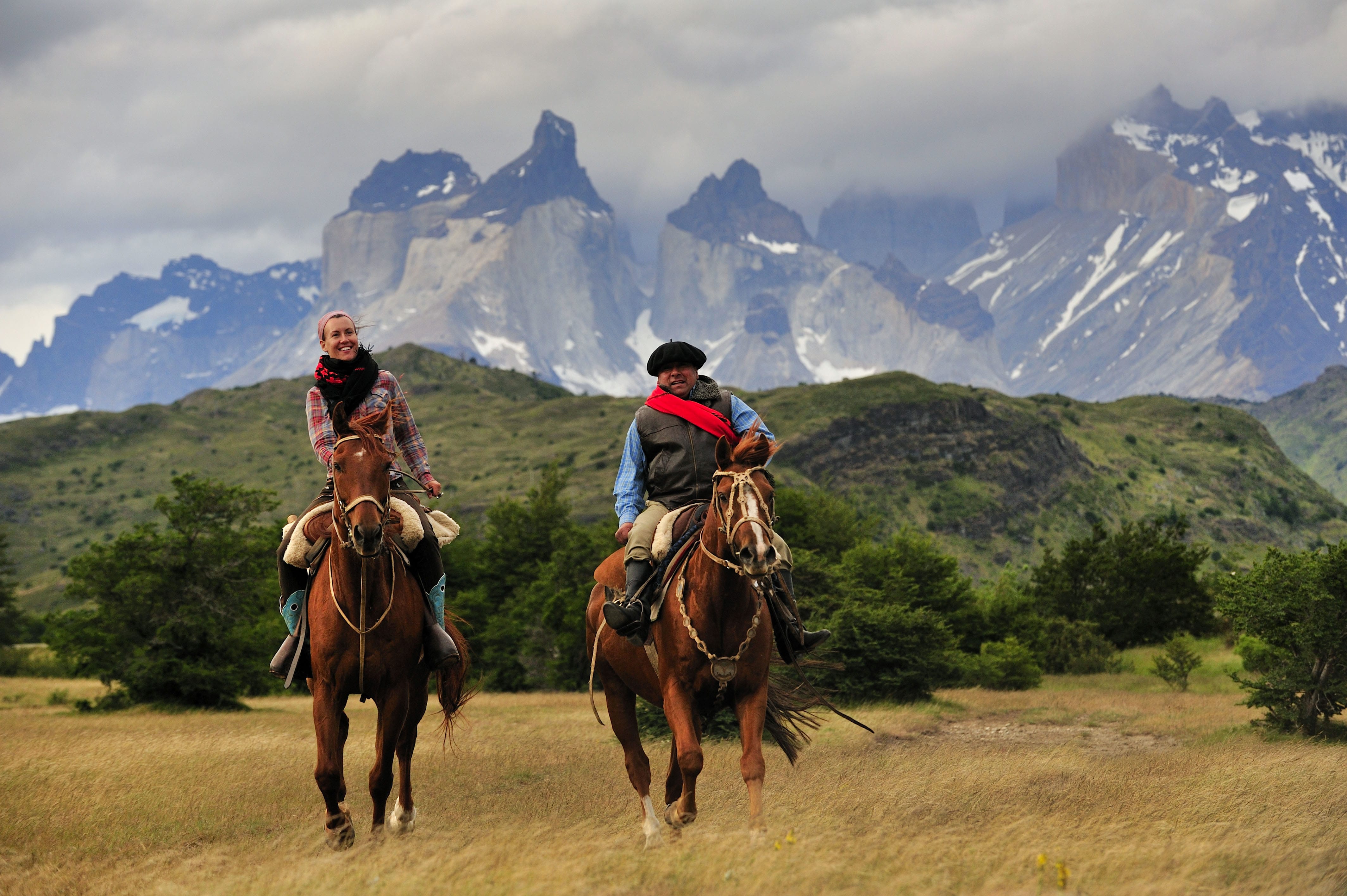 Horse riding in Patagonia 