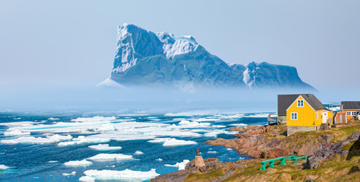 Disembark in Kulusuk & Fly to Reykjavik