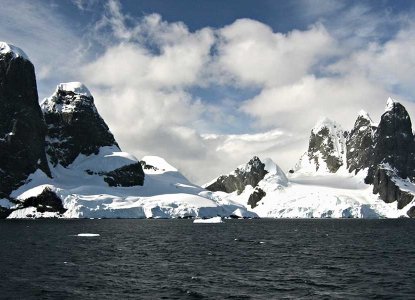 Panoramic view of Antarctica) 