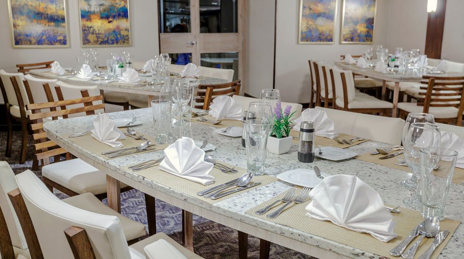 Evolution Galapagos Cruise Ship - Dining Room