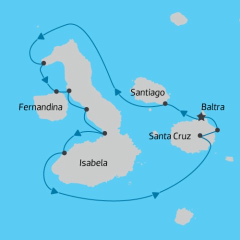 Ocean Spray 5 night cruise in the Galapagos Islands) 