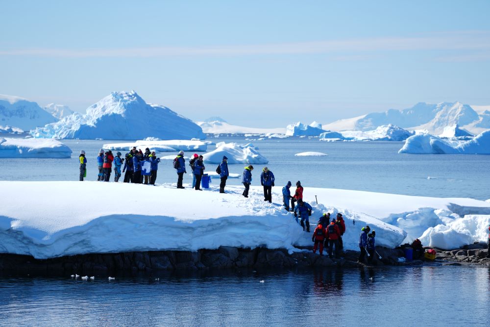 Antarctica landing site