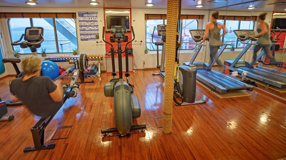Interior of the Gym on the Heritage Adventurer